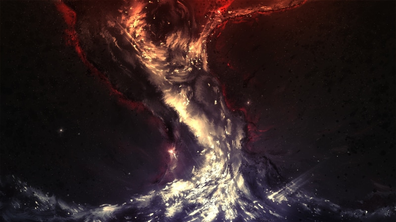 erupting, outdoors, glowing, power, abstract, night, power in nature, backgrounds, rock - object, geology, no People, blue, stars, astronomy, space, white