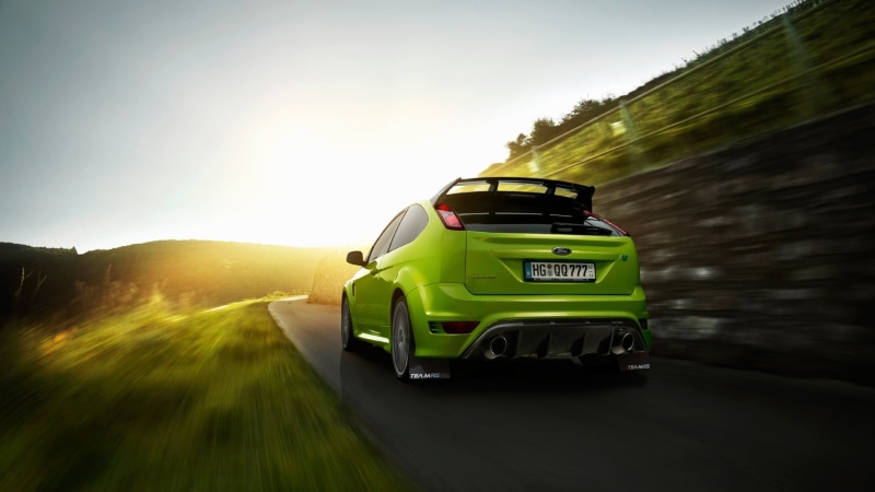 motion, 1080P, focus, green, ford, blur, cars, rs, hd