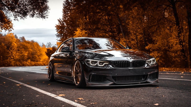 4-Series, Autumn, Car, BMW 4-Series, 4K, BMW