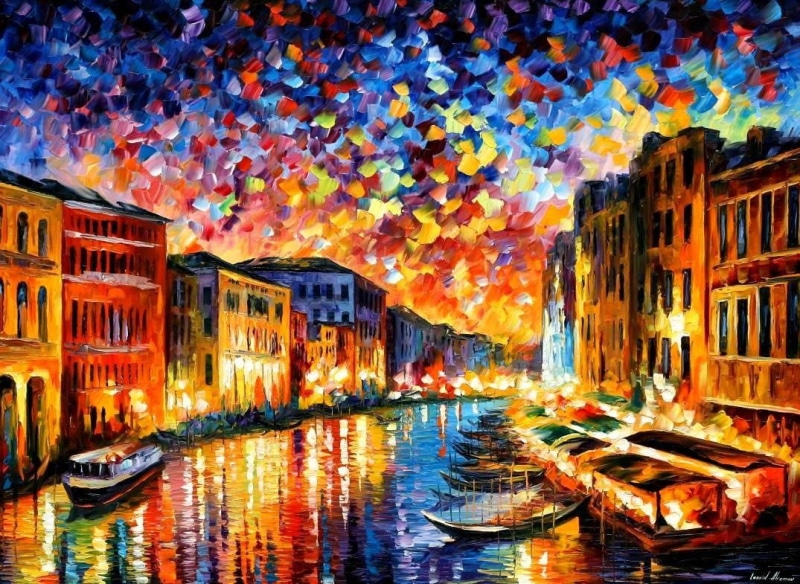 480P, canal, gondolas, built structure, architecture, building exterior, mode of transportation, change, nautical vessel, nature, transportation, colorful