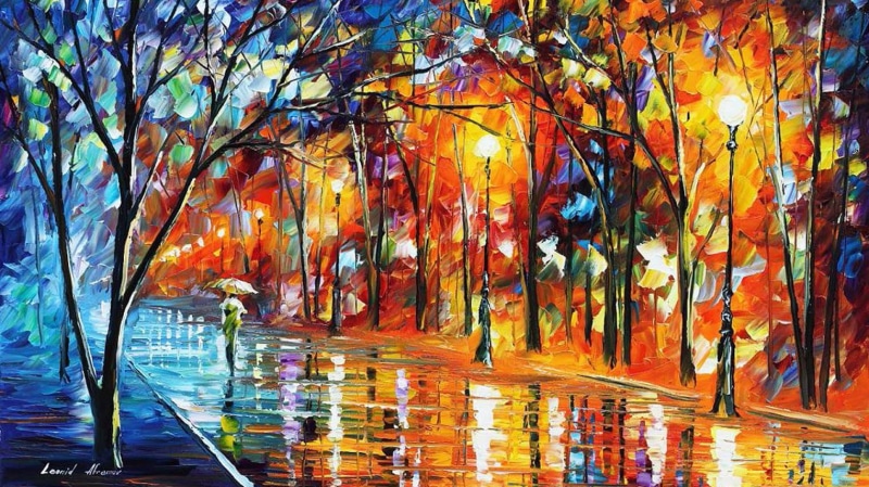 painting, Leonid Afremov, 720P