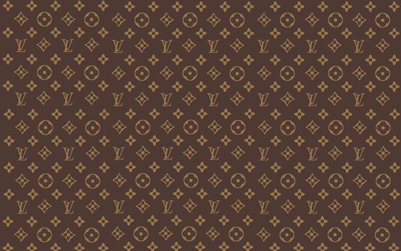 Louis Vuitton, fon, 2K, patterns, brown