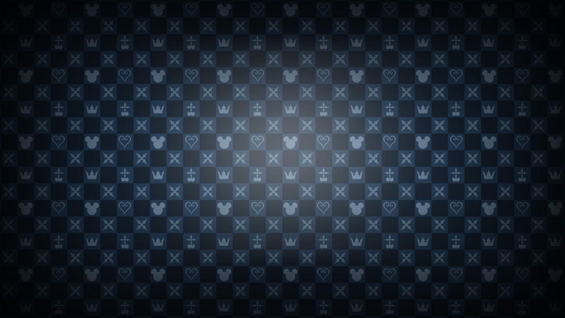 kingdom, kingdom hearts, 1920x1080, black, hearts, digital art, pattern, 1080P, checked, graphic, grey, textile