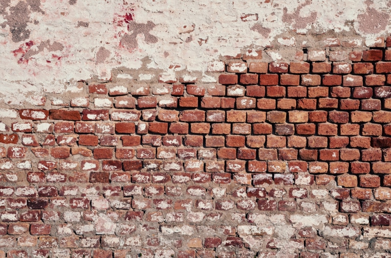 no people, texture, brickwork, architecture, brown, grungy, rough, wall - building feature, stone wall, Brick Wall, weathered, deterioration, house, bricks