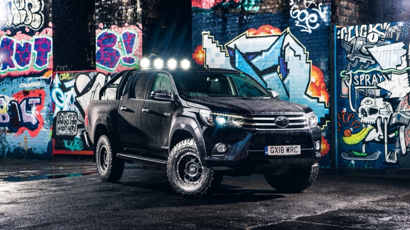 Invincible, Cab, Double, 4K, Arctic, Toyota, Trucks, Hilux