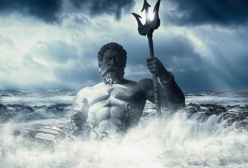 waves, awe, almighty, human representation, imagination, sky, element, flowing water, landscape, day, statue, art, wave, sculpture, beauty in nature, creativity