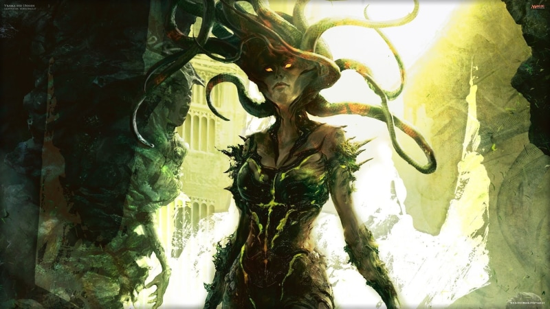 mythology, Vraska the Unseen, 1080P, Medusa