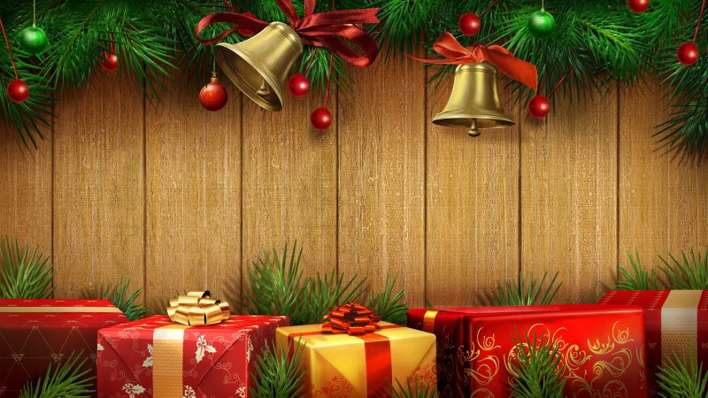 lovely, nature, cool, evergreen Tree, ornate, Happy New Year, humor, branch, golden, christmas Tree, color, gold Colored, colors, box gift, gold, Merry Christmas
