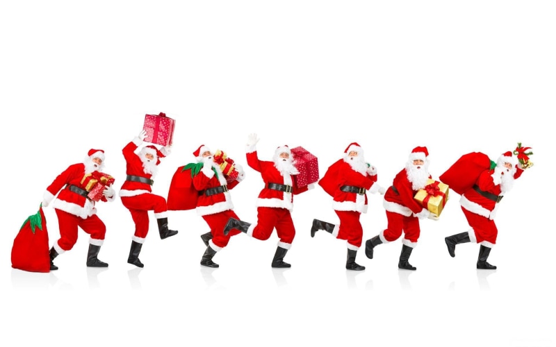 santa claus, new, christmas, year, gifts, greetings, claus, holiday, 1080P, santa, new year