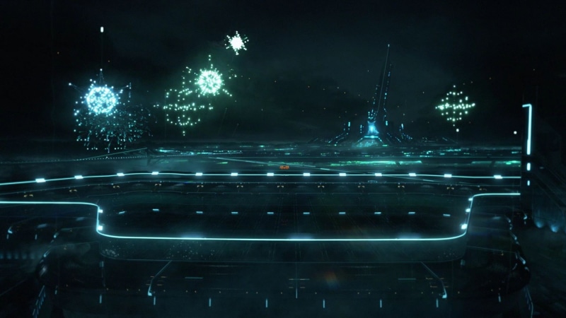 water, city, architecture, display, street, travel, Tron: Legacy, movies, motion, outdoors, travel destinations, illuminated, night, airport, transportation