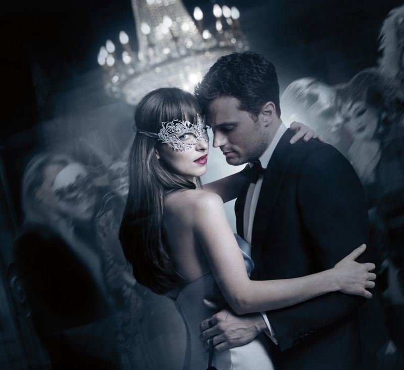 shades, Dakota Johnson, 5K, poster, Jamie Dornan, darker, HD, Fifty Shades Darker