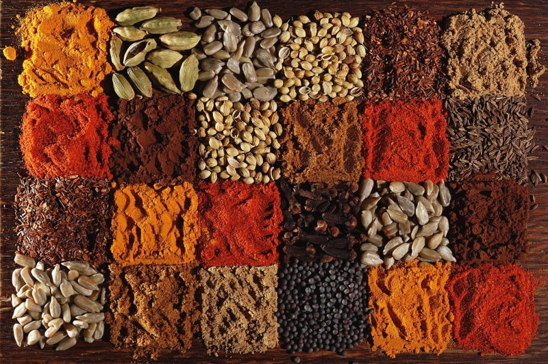 abundance, pepper, carnation, lot, no people, close-up, coriander, snack, still life, arrangement, retail, multi colored, cumin, spices, food and drink