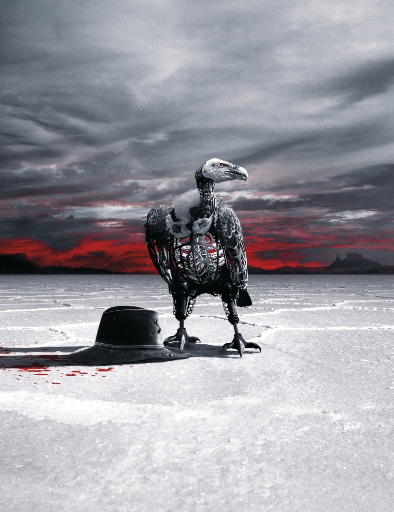 Westworld, 2018, 4K, HD, illustration, 4K, Season 2, black, bird
