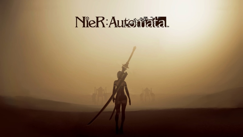 Nier Automata, desert, 1080P, A2