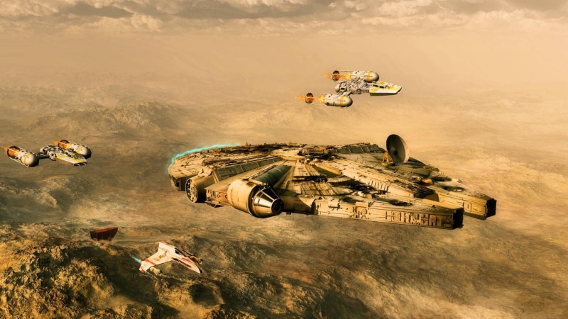 wars, 1080P, hd, star wars, falcon, millenium falcon, millenium, star