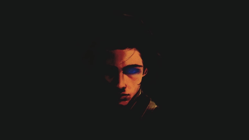 1080P, minimalism, science fiction, Dune (series), dark background, Paul Atreides