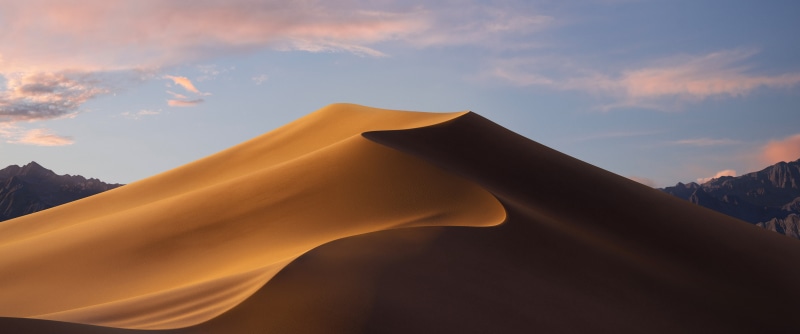 mojave, day, desert, macos, 2K