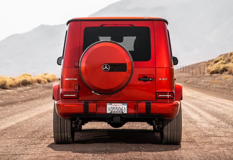 mountain, outdoors, mercedes-benz, travel, communication, sky, red, car, nature, amg, g63, mode of transportation, 720P, transportation, environment, road