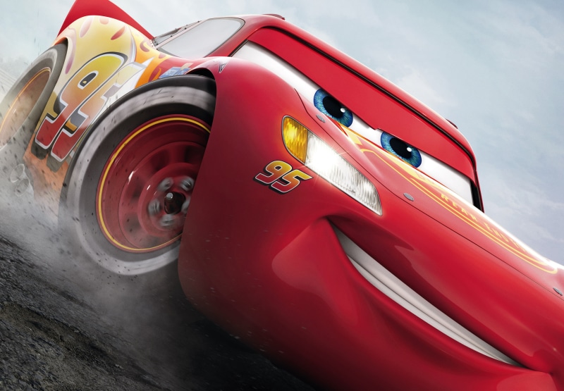 4K, Animations, 4K, 2017, Cars 3, Lightning McQueen