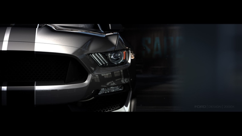reflection, indoors, night, close-up, no people, black color, land vehicle, mode of transportation, wealth, retro styled, car, 1080P, Shelby GT350, motor vehicle