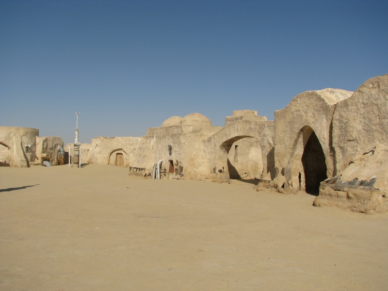 solid, architecture, mattress, ancient, ancient civilization, built structure, copy space, brown, Tatooine, clear sky, animal themes, history, nature, sky