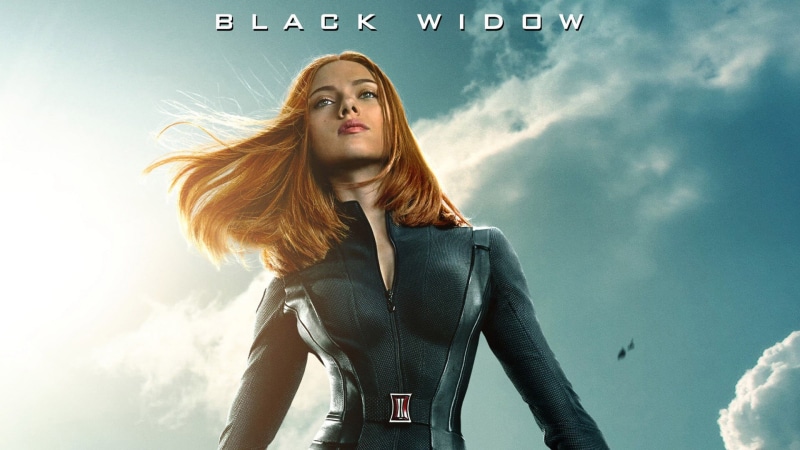 avengers, Black Widow, contemplation, females, women, long hair, adult, sky, one Person, Scarlett Johansson, cloud - sky, digital composite, blond hair
