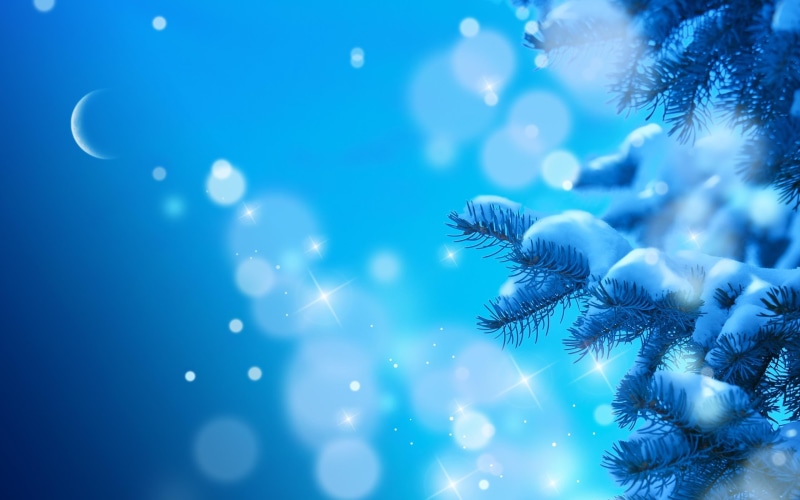 merry christmas, 2K, winter, snowflakes, happy new year, happy holidays, magic, new year, holidays, decorations, lovely