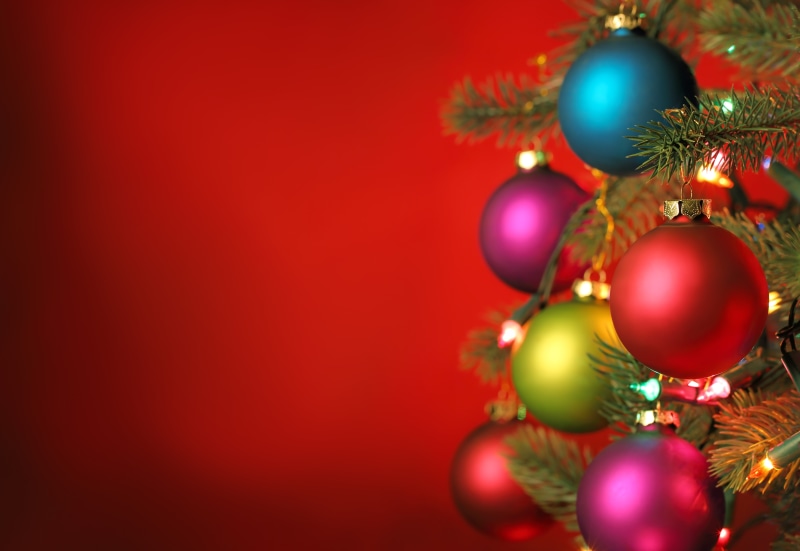 red, event, celebration, backgrounds, studio shot, shiny, christmas Ornament, season, color Image, tree, New year, pink, decoration, indoors, gold Colored