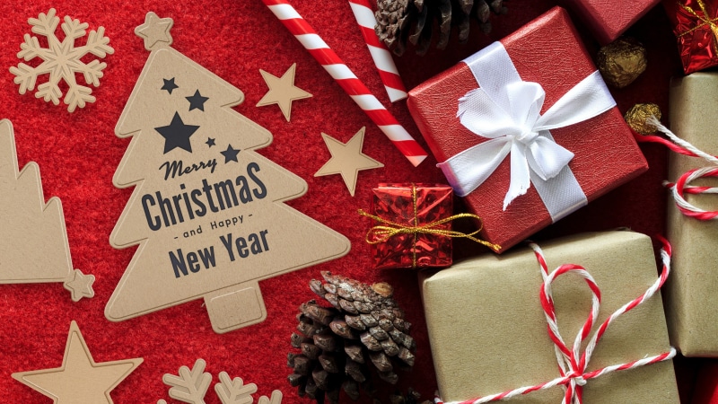 gift boxes, merry christmas, gifts, christmas, new year, decoration, gift box, 4K, happy new year