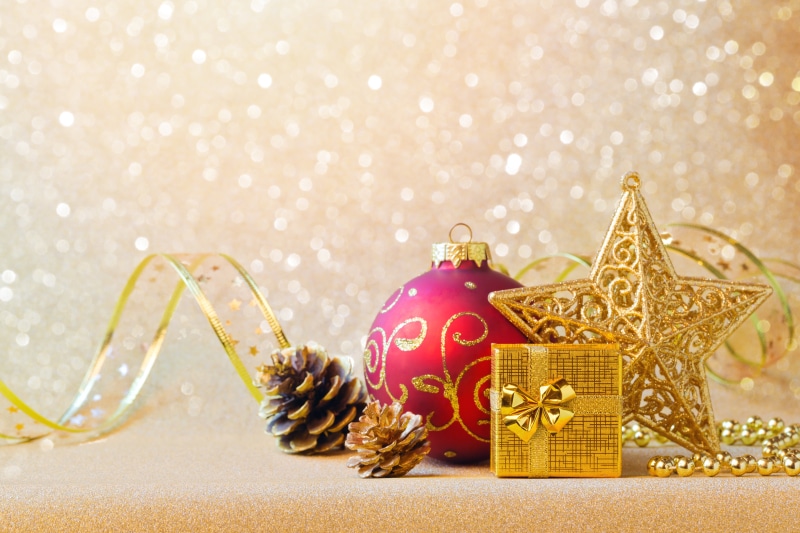 celebration, event, container, christmas ornament, box - container, bright, decors, 5K, star shape, christmas decoration, ribbon - sewing item, no people