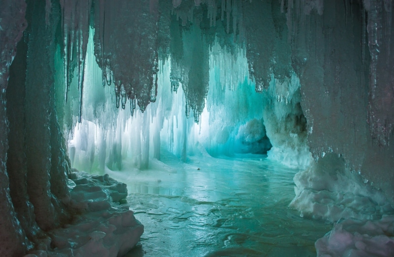 water, snow, day, outdoors, tranquility, environment, tranquil scene, non-urban scene, frozen, frost, icicle, beauty in nature, nature, 1080P, winter