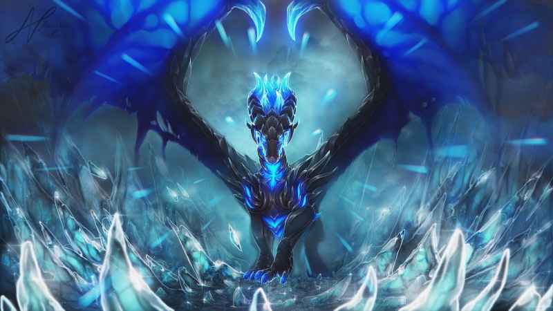1080P, Dragon, Ice, Fantasy