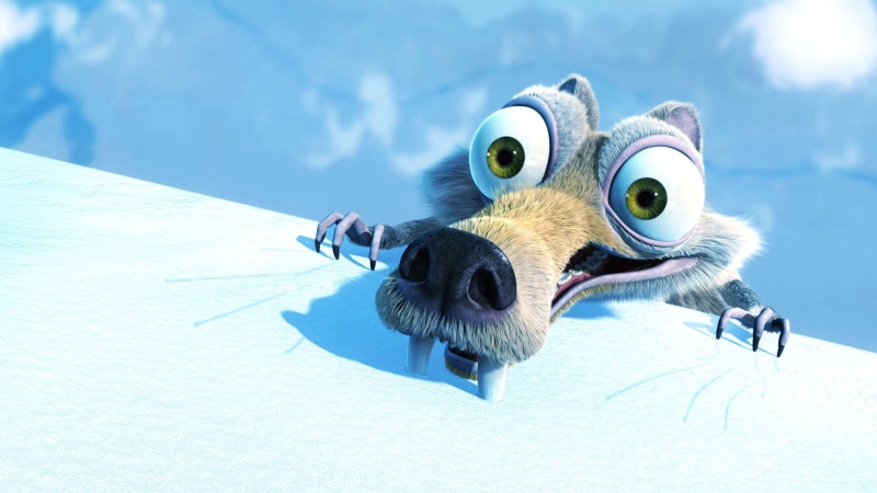 2560x1440, Funny, ice, Ice Age, scrat, Age, 2K, really