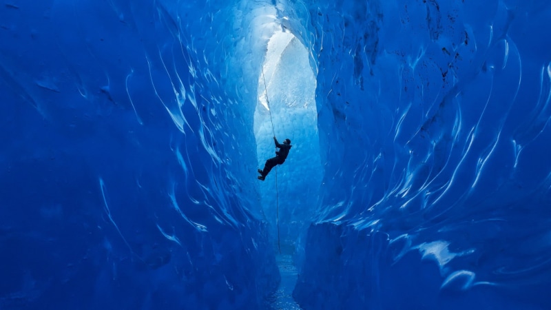 nature, swimming, outdoors, water, 1080P, sea, one person, scuba diving, exploration, aquatic sport, unrecognizable person, blue, skill, low angle view