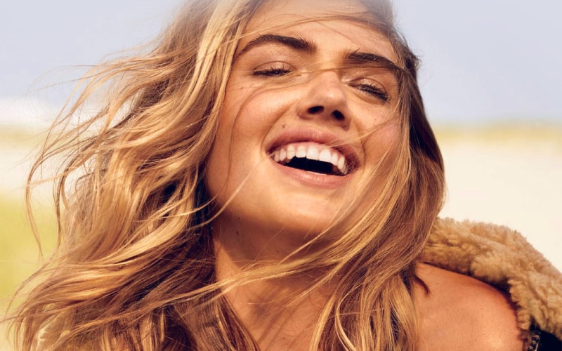 laughing, smiling, hair, adult, mouth, beautiful woman, portrait, happiness, women, cheerful, upton, excitement, mouth open, front view, kate, one person