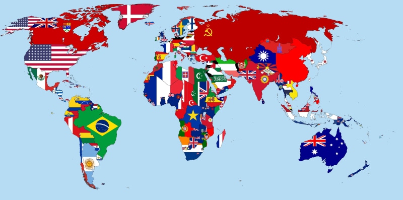 multicolored, symbol, group of objects, flag, planet - Space, 1930, illustration, earth, Flags, business, vector, greece, australia, people, cartography