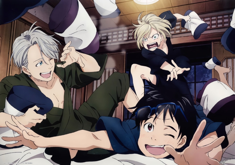 Anime, 1080P, Yuri Plisetsky, Viktor Nikiforov, Yuuri Katsuki, Yuri!!! on Ice