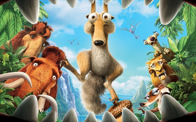 nature, 720P, teeth, animated movies, movies, mammal, low angle view, no people, human representation, day, Ice Age, ice, art and craft, creativity, digital