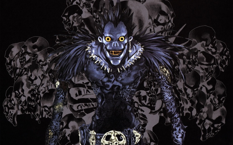 x, note, art, 1080P, anime, death note, hd, death, Ryuk