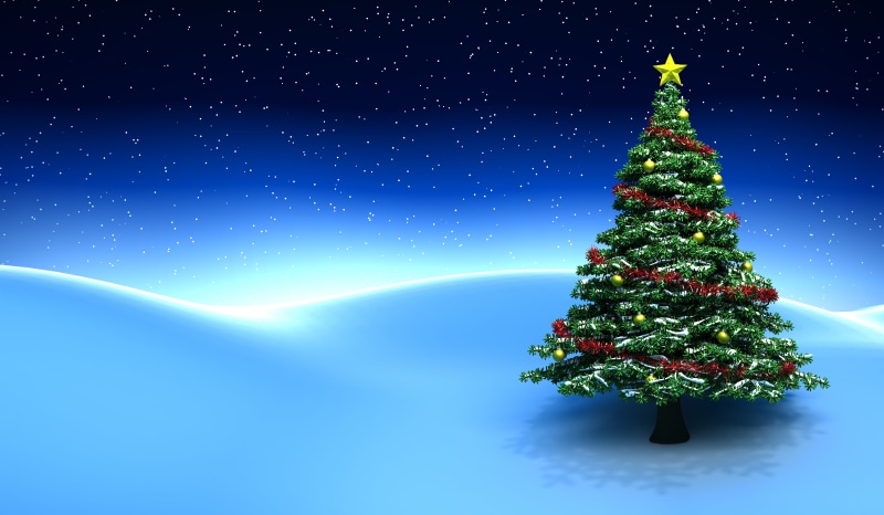snow, night, celebration event, balls of light, christmas, celebration, cultures, star - Space, christmas Tree, green, abstract, light balls, christmas Decoration