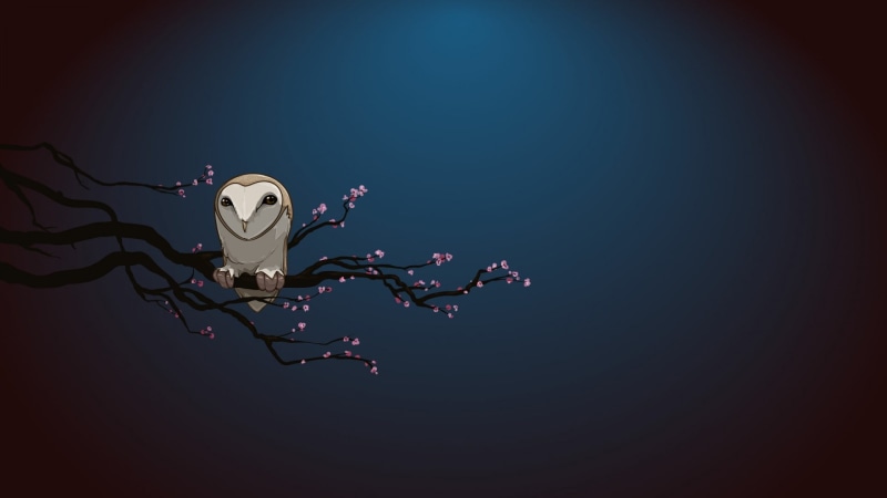 no people, art and craft, animals, studio shot, branch, emotion, owl, lighting equipment, close-up, single object, artwork, copy space, dark, 1080P, water