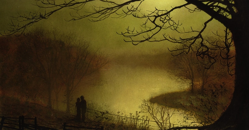 hd, lakes, art, nature, x, paintings, grimshaw, john, atkinson, John Atkinson Grimshaw, 1080P