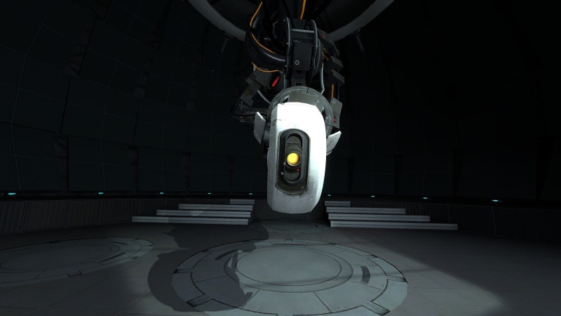 Portal 2, Portal (game), 720P, screen shot, GLaDOS