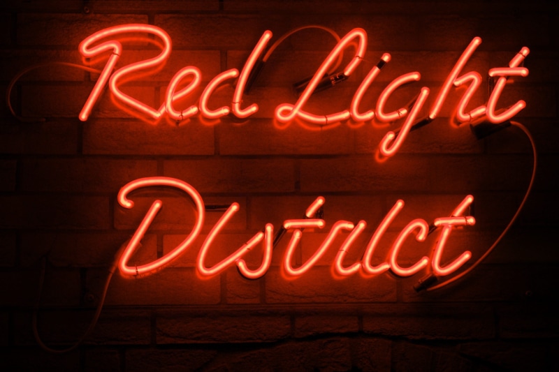 sign, night, decoration, orthographic symbol, illuminated, city, text, nightlife, lighting equipment, led, open, light, glowing, red, district, commercial sign