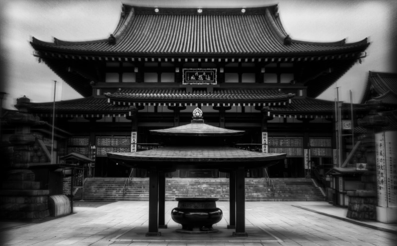 hondo, Japan, daishi, Kawasaki, Black and White, canon, kawasakiku, White, Tokyo, kanagawaprefecture, 5K, dai, Temple, kawasakishi, Black