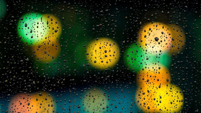 rainy, glass - material, photography, indoors, raindrop, night, wet, window, glowing, no people, transparent, raining, bokeh, rain, glass, nature, abstract