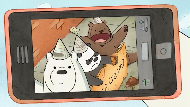 1080P, day, studio shot, car, We Bare Bears, creativity, communication, music, human representation, indoors, representation, wood - material, cut out