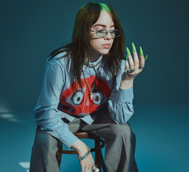 Billie Eilish, Glasses, Singer, American, 4K, Singers