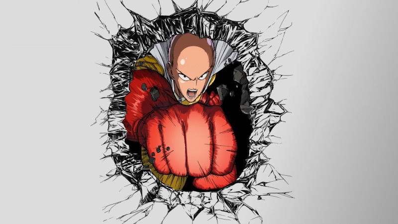 bare tree, studio shot, creativity, day, One-Punch Man, human representation, man, Saitama (One-Punch Man), 1080P, saitama, cut out, red, sky, indoors