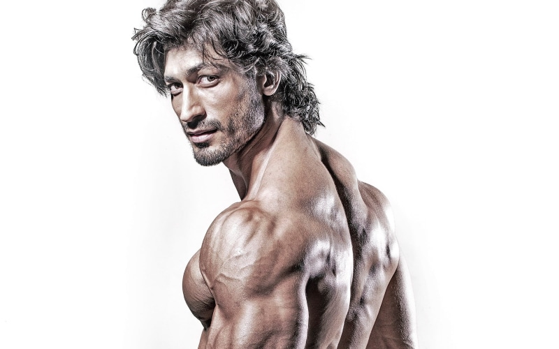 jamwal, males, Male Celebrities, shirtless, men, handsome, k, strength, adult, waist up, looking at camera, white background, Bollywood Celebrities, vidyut